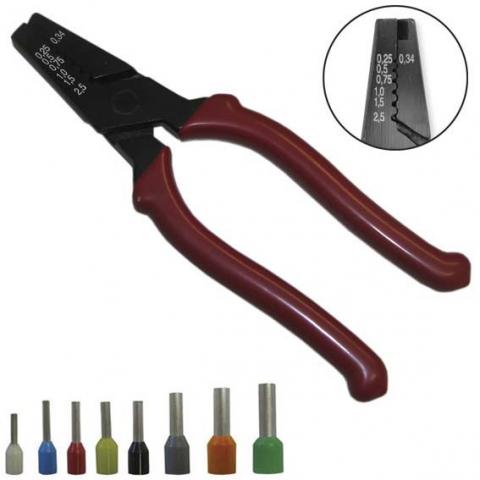 0.25 - 2.5mm2 Combination Crimping Pliers
