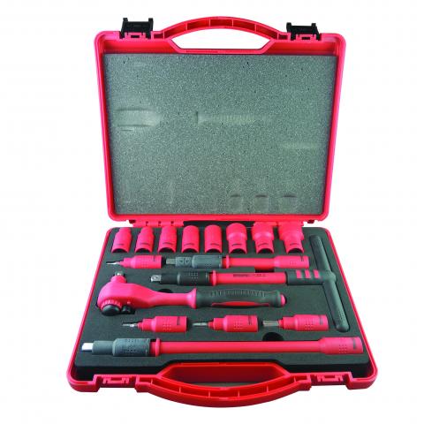3/8" Drive Insulated Socket Wrench Set